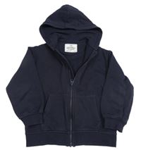 Tmavomodrá prepínaci mikina s kapucňou M&S