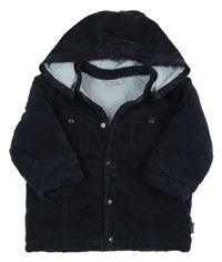 Tmavomodrá menšestrová zateplená bunda s odopínacíá kapucňou OSKAR'S