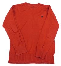 Červený sveter s výšivkou Next