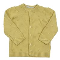 Okrový 3D bodkovaná ý prepínaci sveter John Lewis