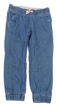 Modré cuff podšité rifle H&M