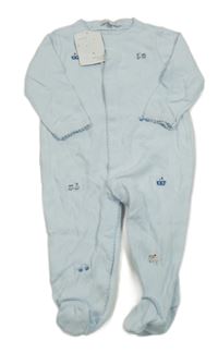 Nové - Světlemodrý overal s dopravními prostředky John Lewis