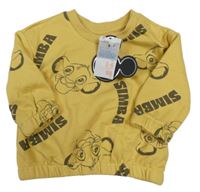 Nové - Horčicová mikina so Simbou Primark