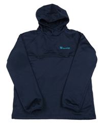 Tmavomodrá športová mikina s kapucňou The Edge