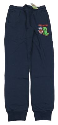 Nové - Tmavomodré tepláky s Minecraft Primark