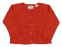 Červený prepínaci ľahký sveter Zara