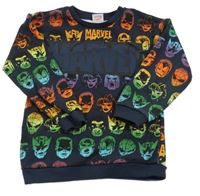 Tmavomodrá mikina s Avengers Matalan