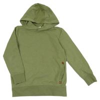 Khaki mikina s kapucňou Yigga