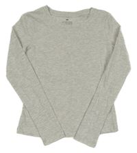 Šedé melírované triko H&M