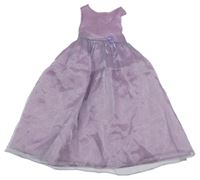 Lila slavnostní šaty