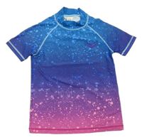 Modro-fialovo-ružové vzorované UV tričko Next
