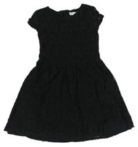 Čierne čipkové šaty zn. H&M