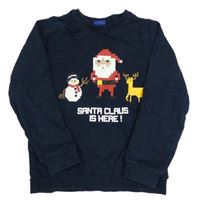 Tmavomodrá mikina so Santou Lupilu