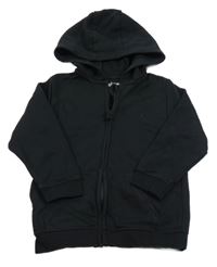 Čierna prepínaci mikina s kapucňou Nutmeg