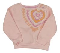 Svetloružová mikina so srdcem Kiki&Koko