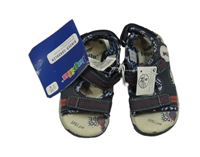 Nové - tmavomodré vzorované sandále Lupilu vel. 26