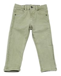 Svetlozelené skinny rifle Zara