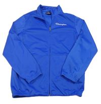 Tmavomodrá propínací sportovní mikina s logem Champion