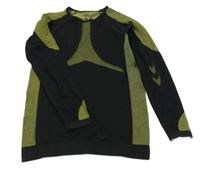 Čierno-žlté funkčné tričko