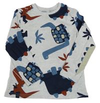 Světlešedé triko s diny Primark