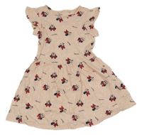 Svetloružové šaty s Minnie C&A