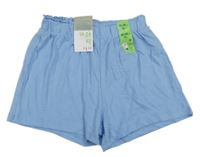 Nové - Svetlomodré bavlnené kraťasy Primark