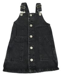 Tmavosivé rifľové na traké šaty Denim Co.