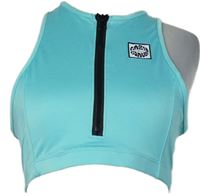 Dámský světlemodrý plavkový crop top H&M