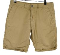 Pánské béžové plátěné chino kraťasy SMOG 
