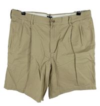 Pánske béžové plátenné chino kraťasy Land´s End vel. 36
