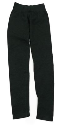 Čierne melírované športové legíny