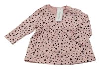 Nové - Světlerůžová tunka s flíčky Bluezoo