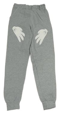 Svetlosivé tepláky s rucemi