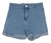 Modré riflové kraťasy H&M