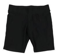 Černé sportovní funkční legíny Decathlon