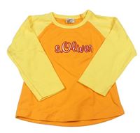 Žlto-oranžové tričko S. Oliver