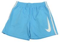 Svetlomodré športové kraťasy Nike
