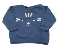Tmavomodrá mikina s lvem H&M