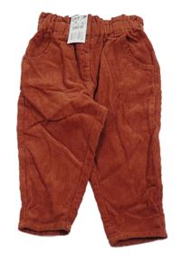 Nové - Cihlové manšestráky Kiabi