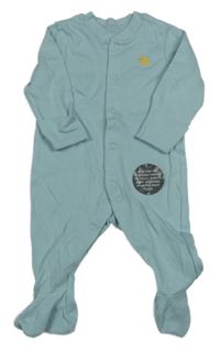 Nové - Světlemodrý overal s kuřátkem M&S