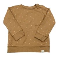 Hnedá mikina s písmenky George