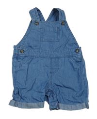 Modré ľahké rifľové na traké kraťasy M&S