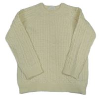 Smotanový sveter s 3D vzorom Primark