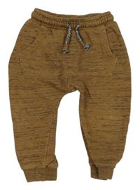 Hnědé melírované tepláky George