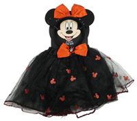 Nové - 2set - Černá tylová sukně s Minnie + čelenka Disney