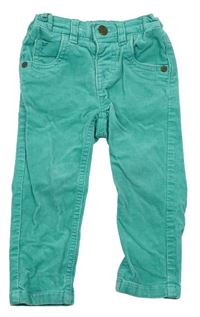 Zelené menšestrové nohavice M&S