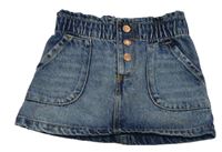 Tmavomodrá plesňová rifľová sukňa Denim