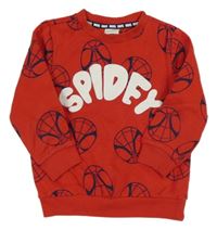 Červená mikina so Spider-manem zn. Marvel