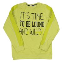 Žltá mikina s dinosaurami Kids