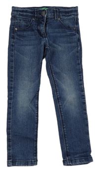 Tmavomodré rifle Benetton